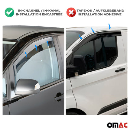 Motorhaube Deflektor Windabweiser Regenabweiser Set für Audi Q7 4L 2006-15 5tlg