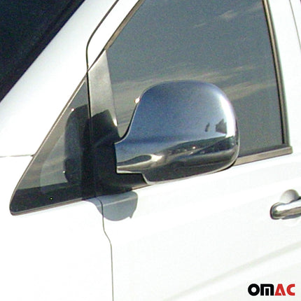 Spiegelkappen Spiegelabdeckung für Mercedes Viano W639 2003-2010 Edelstahl