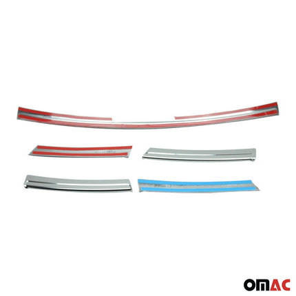 Kühlergrill Leisten Grillleisten für Renault Megane 2015-2020 Edelstahl Chrom 5x