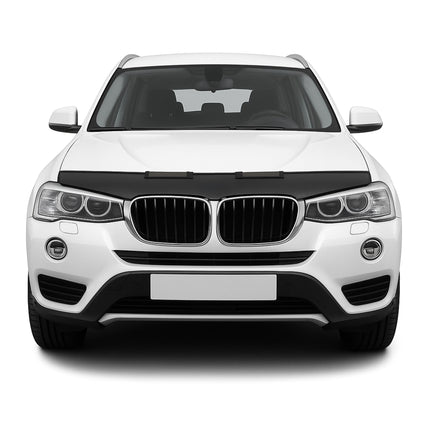 Haubenbra Steinschlagschutz Bonnet Bra für BMW X3 F25 2010-2017 Schwarz Halb