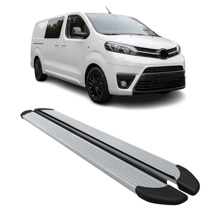 Schweller Trittbretter Schweller für Toyota Proace 2016-2026 L2 L3 Langer Alu