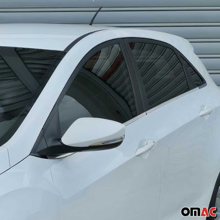 Fensterleisten Zierleisten für Hyundai i30 Schrägheck 2006-11 Edelstahl Chrom 4x