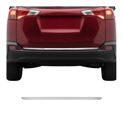 Kofferraumleiste Heckklappe Leiste für Toyota RAV4 2013-2015 Edelstahl Chrom