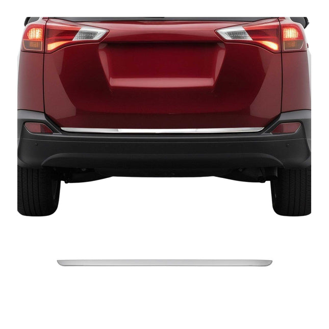 Kofferraumleiste Heckklappe Leiste für Toyota RAV4 2013-2015 Edelstahl Chrom