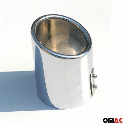 Auspuffblende Endrohr für Mercedes CL Klasse 1996-2013 Edelstahl Chrom 60mm 2tlg