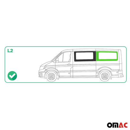 Seitenfenster Sicherheitsglas für MAN TGE 2017-2026 Auto Links L2 Schwarz