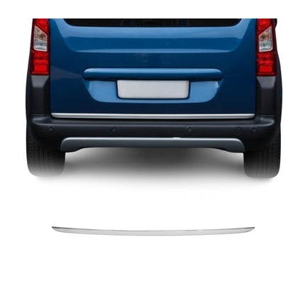 Kofferraumleiste Heckleiste für Peugeot Partner Tepee 2008-2018 Edelstahl Chrom