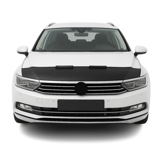 Haubenbra Steinschlagschutz Bonnet Bra für VW Passat B8 2014-2023 Schwarz Halb