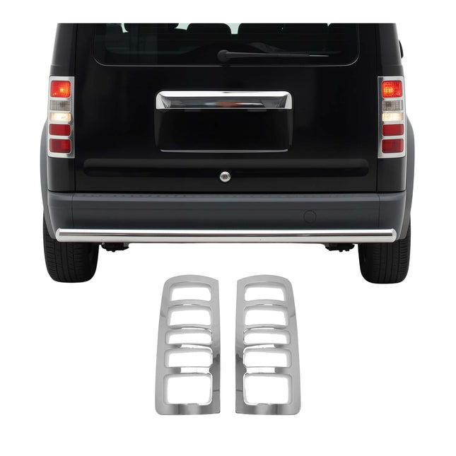 Rücklicht Leisten Heckleuchte für Ford Connect 2002-2009 Edelstahl Chrom 2tlg