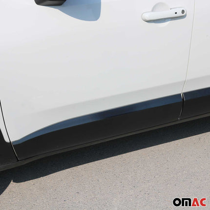 Seitentürleiste Türschutz Chrom für Jeep Renegade 2015-2024 Gebürstet Dunkel 4x