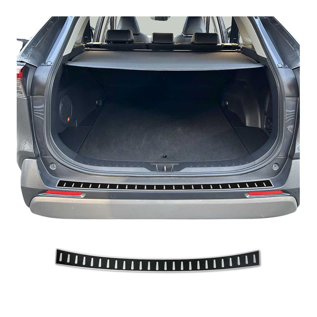 Ladekantenschutz Stoßstange für Toyota RAV4 V 2019-2025 Edelstahl carbon foliert
