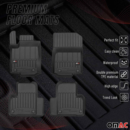 OMAC Gummi Fußmatten für Mercedes M Klasse W166 GLE C292 2011-2019 Premium 4x