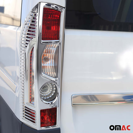 Rücklicht Leisten Heckleuchte für Iveco Daily 2006-2014 Chrom ABS Silber 2tlg