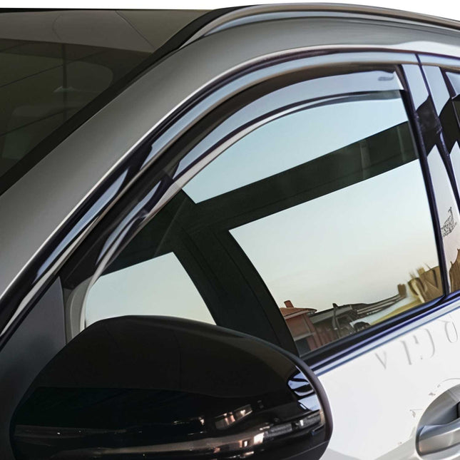 Windabweiser Regenabweiser für Mercedes A Klasse W176 2012-2018Dunkel Acryl 2x