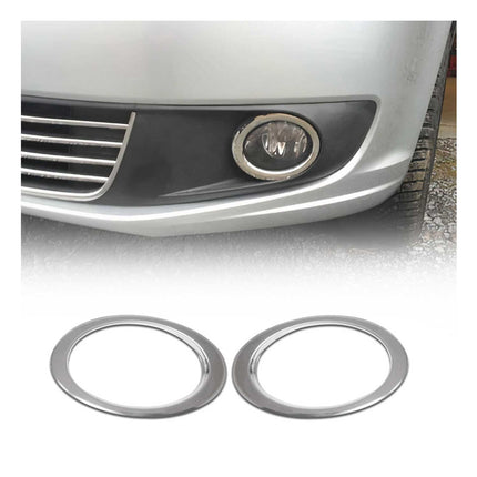 Nebelscheinwerfer Rahmen Umrandung für VW Caddy 2010-2015 Edelstahl Chrom 2tlg