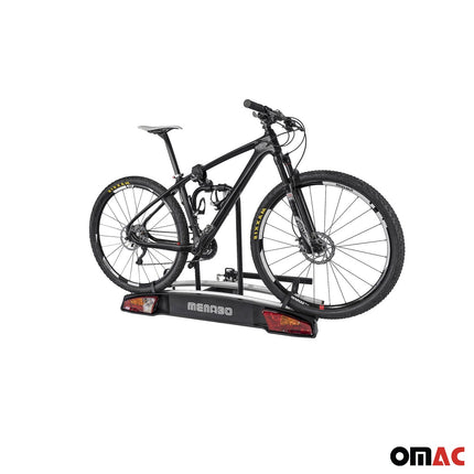 Menabo Fahrradträger Merak Q Anhängerkupplung Heckträger für 2 Fahrräder