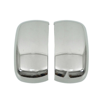 Spiegelkappen Spiegelabdeckung für Fiat Doblo 2000-2010 Chrom ABS Silber 2tlg