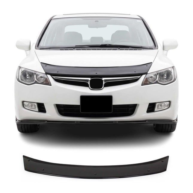 Motorhaube Deflektor Insekten Steinschlagschutz für Honda Civic 2006-2011 Dunkel