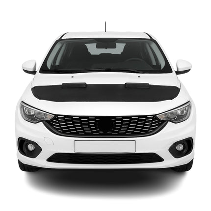 Haubenbra Steinschlagschutz Bonnet Bra für Fiat Tipo 2015-2026 Schwarz Halb
