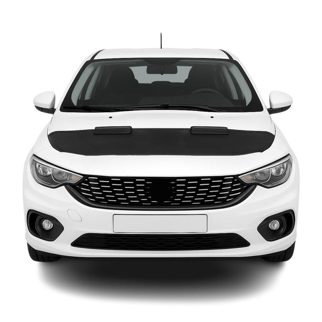 Haubenbra Steinschlagschutz Bonnet Bra für Fiat Tipo 2015-2026 Schwarz Halb