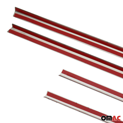 Fensterleisten Zierleisten für BMW 3er E46 1998-2007 Edelstahl Chrom 4tlg