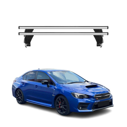 Menabo Dachträger Grundtäger für Subaru WRX STI mk4 2017-2021 50kg Alu Silber