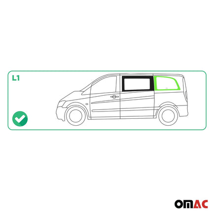 Seitenfenster Sicherheitsglas für Mercedes Vito W639 2003-2014 Vorne Links L1