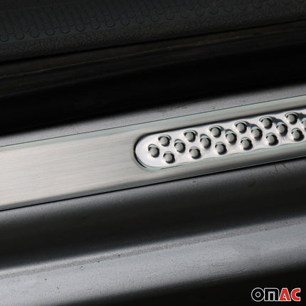 Einstiegsleisten Türschweller für Fiat Punto Evo 2009-2012 Edelstahl Chrom 2tlg