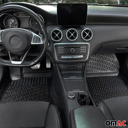 Fußmatten 3D Gummimatten für Mercedes Citan 2012-2021 Gummi TPE Schwarz 4tlg