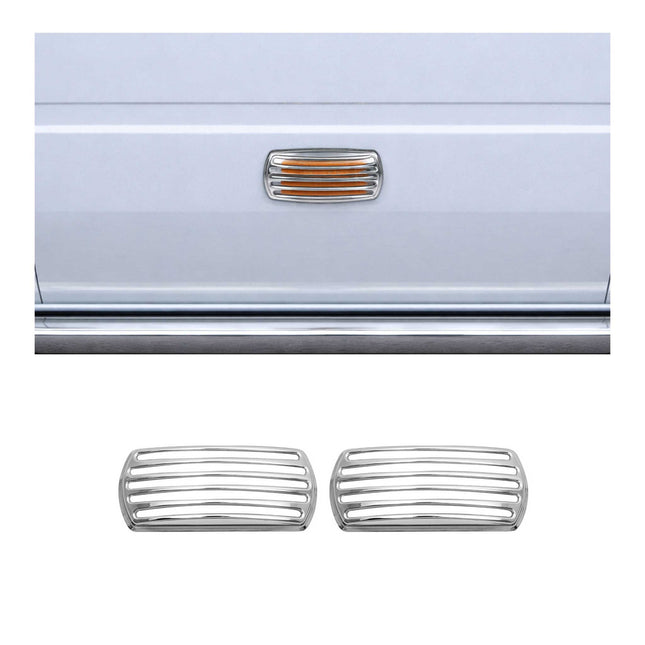 Blinkerrahmen Signalblende Blinker Rahmen für Renault Master 2010-2021 Chrom 2x
