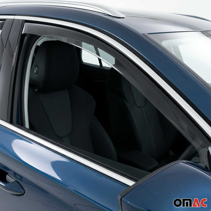 Windabweiser Regenabweiser für Skoda Octavia 2020-2026 Dunkel Acryl 4tlg
