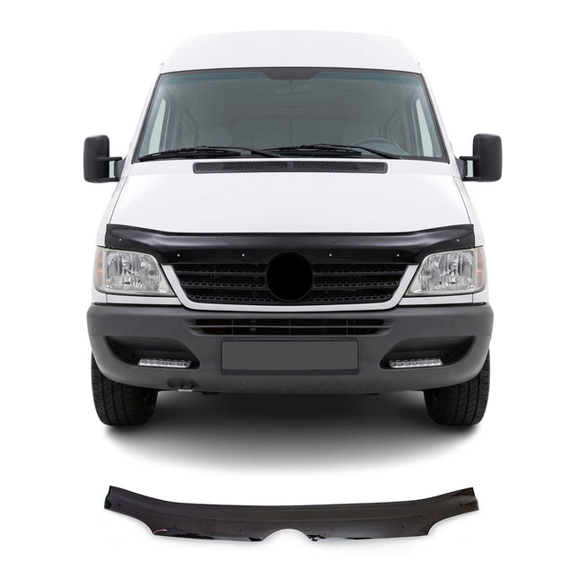Motorhaube Deflektor Insektenschutz für Mercedes Sprinter W901 2006-2020 Dunkel