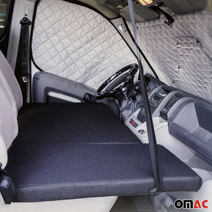 Camper Bett Fahrerhausbett Matratze für Mercedes Vito W447 2014-2026 Schwarz