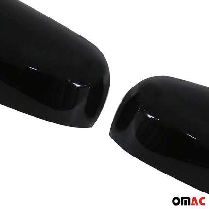 Spiegelkappen Spiegelabdeckung für Renault Megane 2004-2010 ABS Schwarz Glanz