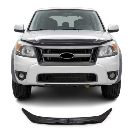 Motorhaube Deflektor Insekten Steinschlagschutz für Ford Ranger 2009-2012 Dunkel