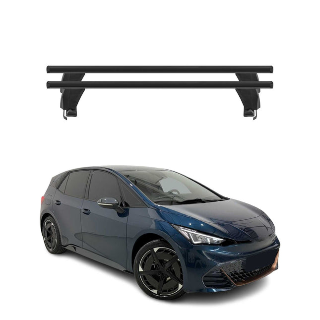 Menabo Dachträger Grundträger für Cupra Born 2021-2026 FL Alu Schwarz 2tlg