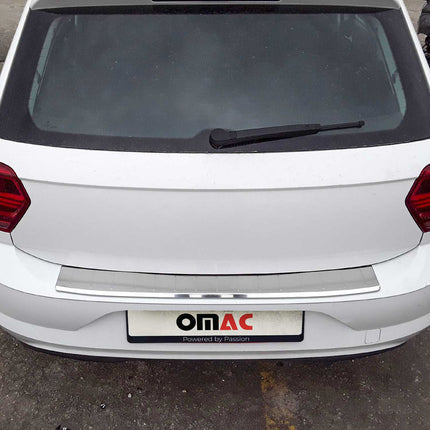 Ladekantenschutz Stoßstange für VW Polo mk6 Schrägheck 2017-2026 Edelstahl Chrom