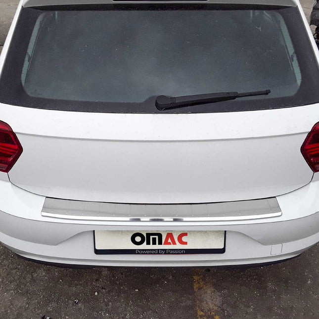 Ladekantenschutz Stoßstange für VW Polo mk6 Schrägheck 2017-2026 Edelstahl Chrom