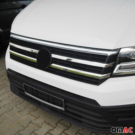 Kühlergrill Leisten Grillleisten für VW Crafter 2017-2026 Edelstahl Chrom 4tlg