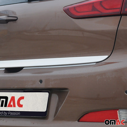 Kofferraumleiste Heckklappe Leiste für Hyundai i20 2015-2018 Edelstahl Chrom