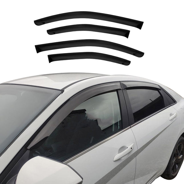 4x Windabweiser Regenabweiser für Skoda Octavia 2020-2026 Acryl Dunkel
