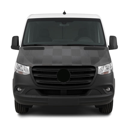 Haubenbra Steinschlagschutz Bonnet Bra für Mercedes Sprinter 2013-2018 Kariert
