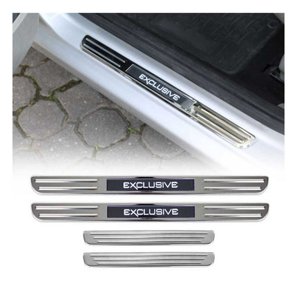 Einstiegsleisten Schweller Exclusive für VW Tiguan 2016-2024 Chrom Gebürstet 4x