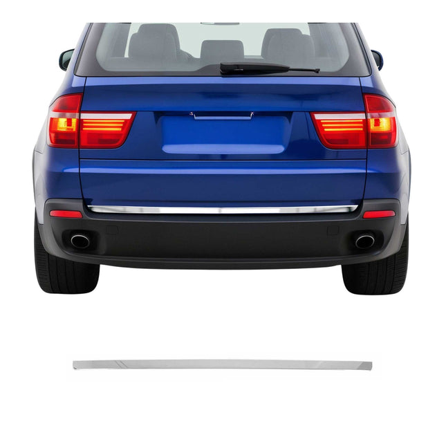 Kofferraumleiste Heckklappe Leiste für BMW X5 E70 2006-2013 Edelstahl Chrom