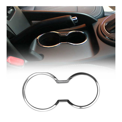 Getränkehalter Rahmen Cupholder für Kia Sportage 2010-2015 Edelstahl Chrom 1tlg
