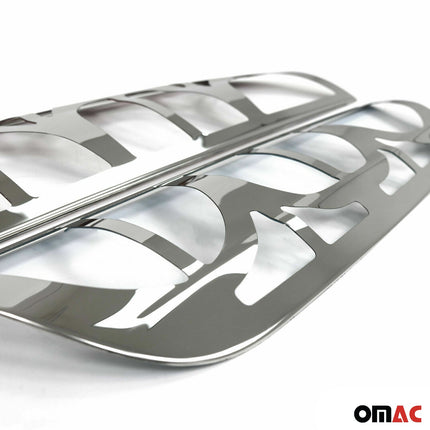Rücklicht Leisten Heckleuchte für Fiat Doblo 2006-2010 L+R Edelstahl Chrom 2tlg