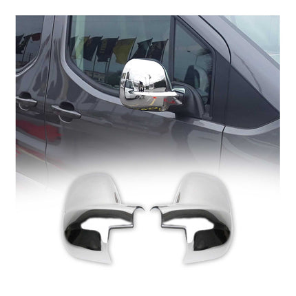 Spiegelkappen Spiegelabdeckung für Peugeot Partner 2018-2026 Chrom ABS Silber