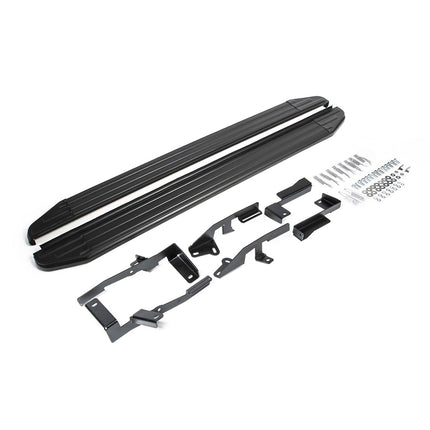 Trittbretter Seitenschweller für Ford Kuga II 2012-2019 Aluminium Schwarz ABE 2x