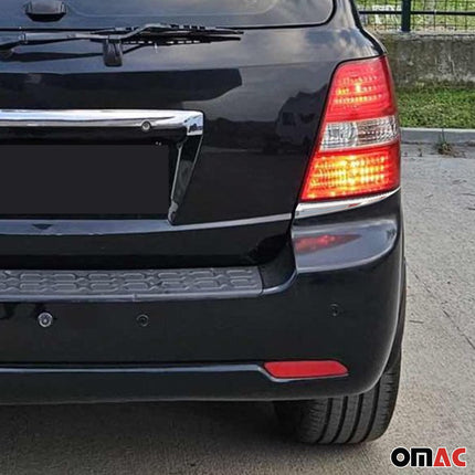 Rücklicht Leisten Heckleuchte für Kia Sorento 2002-2009 Edelstahl Chrom 2tlg