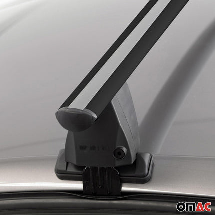 Menabo Dachträger für Toyota Auris mk2 Kombi 2012-2018 50kg Alu Schwarz 2x
